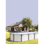 Kwad bazen set Green Line Evolution Oval White Design