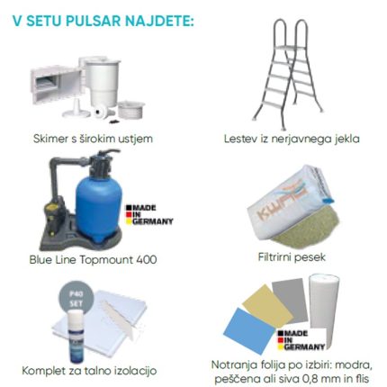 Kwad set Pulsar All Incusive 5,48X3,66X1,32M
