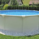 Kwad bazen Steely de Luxe set okrogel