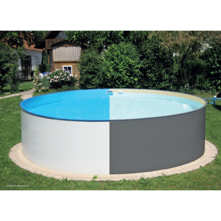 Kwad bazen set Steely okrogel 1,5 m globine